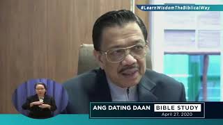 ANG DATING DAAN  BIBLE EXPOSITION  BIBLE STUDY  ITANONG MO KAY SORIANO  247  911263 [upl. by Medora]