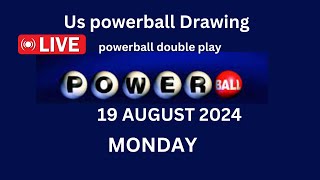 Powerball drawing live Results 19 Aug 2024  powerball drawing live today [upl. by Cassilda]