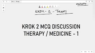 Krok 2 MCQ Discussion  Therapy  Medicine  1 [upl. by Aham]