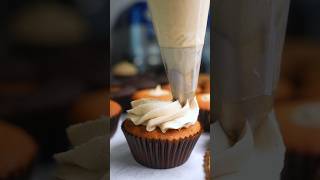 Fluffernutter Cupcakes 😋🧁 howto recipe dessert [upl. by Rehportsirhc]