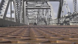 Construction work starts for the 100 year old bridge between Madawaska and Edmunston [upl. by Oriaj]