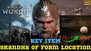 KEY ITEM Skandha of Form Location Guide  Black Myth Wukong [upl. by Brittnee428]