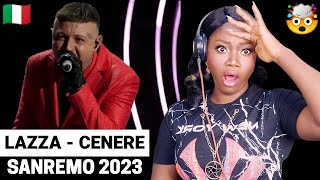 LAZZA  CENERE  SANREMO 2023 REACTION😱 2ND PLACE [upl. by Ylloh483]