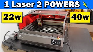 Creality Falcon 2 Pro Diode Laser Review 22W vs 40W Settings amp Onboard Camera Setup [upl. by Hintze]