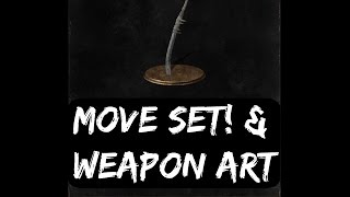 Dark Souls III Carthus Curved Greatsword Move Set [upl. by Uwton402]