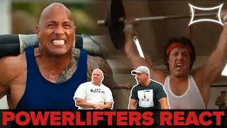 Professional Powerlifters React to Lifting Scenes in Hollywood [upl. by Nadda]