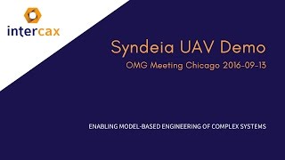 Syndeia UAV Demo OMG Mtg Chicago 2016 09 13 [upl. by Akcimat]