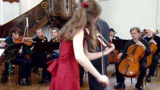 EMMY STORMS MET STRIJKORKEST DE HAAGSE BEEK VIOOLCONCERT IN D  MOZART 3 [upl. by Anivlis]