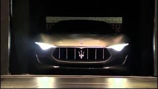 Maserati Alfieri Concept Car Unveiling at 2014 Geneva Auto Show [upl. by Kerianne]