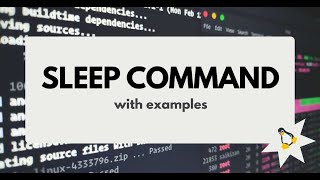 sleep Command In Linux [upl. by Eirrab]