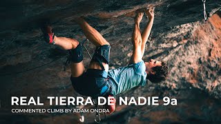 Real Tierra de Nadie 9a  Commented climb by Adam Ondra  Margalef Spain [upl. by Lorilee]