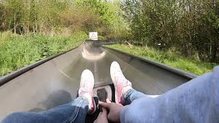 Toboggan Run  HD OnRide POV  John Nike Leisure  Chatham Ski Centre [upl. by Wordoow]