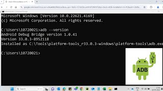 How to check the ADB version and Location [upl. by Calista]