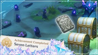 ALL Stone Slates Locations 2x LUXURIOUS CHESTS Genshin Impact Tsurumi Island Ishine Script Puzzles [upl. by Baylor]