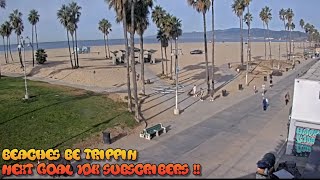 Venice Beach Webcam  Venice Beach Live Cam  venice beach live boardwalk cam [upl. by Icram]