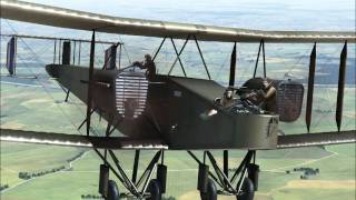 RoF Handley Page 0400 vs Fokker DVIIFwmv [upl. by Annemarie]