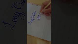 How to write creative writing with cut markerAimen calligraphy style [upl. by Leahcimsemaj]