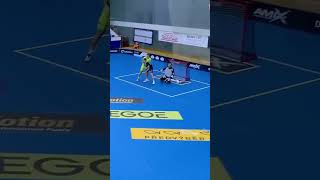 OUR AMBASSADOR VS MB floorballing florbal floorball saliabandy innebandy unikockey short [upl. by Zeuqram]