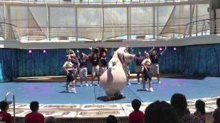 Gloria the Hippo  Single Ladies  Oasis of the Seas 2013 [upl. by Cherilyn932]