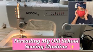 How To Thread a Necchi Mod538 Sewing Machine [upl. by Maclaine]