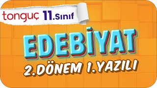 11Sınıf Edebiyat 2Dönem 1Yazılıya Hazırlık 📑 2024 [upl. by Arada811]