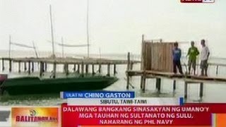 BT 2 bangkang sinasakyan ng tauhan ng sultanato ng Sulu naharang ng PHL Navy sa Tawitawi [upl. by Shell476]