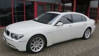 750202 BMW 760LI LONG E66 LIMOUSINE 60L V12 445HP 0403 WHITE 93453KM LHD [upl. by Winthorpe]