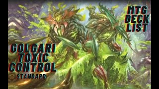 Bloomburrow Standard Golgari Toxic Control MTG Arena [upl. by Pickard]