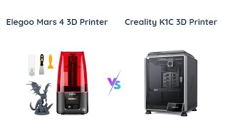 ELEGOO Mars 4 vs Creality K1C  3D Printers Comparison 🌟🔥 [upl. by Stubstad158]