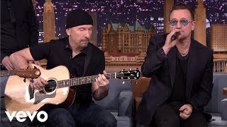 U2  Ordinary Love Live on The Tonight Show [upl. by Johnnie882]