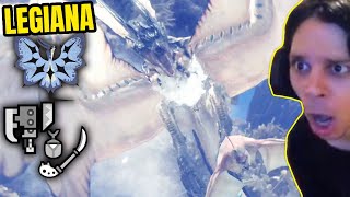 LEGIANA POR PRIMERA VEZ HACHA ESPADA Y GLAIVE  MONSTER HUNTER WORLD [upl. by Aiza]