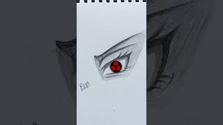 Sharingan eye 🔥 shorts art sharingan viral trending naruto [upl. by Enyamart]