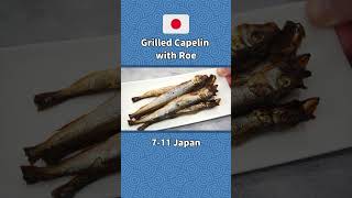 Grilled Capelin Fish Stuffed with Eggs from 711 Japan seafoodjapan konbini japangourmet [upl. by Garlinda]