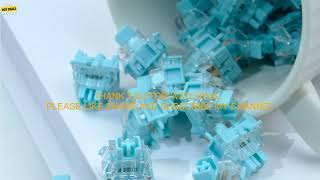 1005005611380330 Everglide Sea Salt Switch 5pin Tactile Switches For Mechanical Keyboar [upl. by Caines]