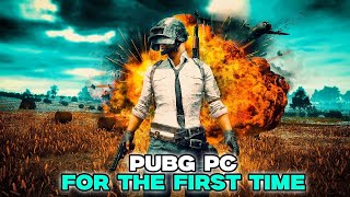 Pubg PC 1 First time playing PUBG In PC [upl. by Grishilda326]