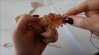 Серьги фриволите МК Earrings Needl tatting Occhi Frivolité [upl. by Dnesnwot]