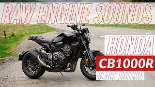 Honda CB1000R Black Edition jetblack stock exhaust soundcheck 2022 [upl. by Yrovi369]