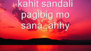 Kahit Sandali by Jennylyn Mercado Lyrics Sheena Mae R [upl. by Nylirahs]