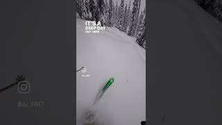 Follow for more powderskiing content revelstoke ski skibum skiing weliveskiing skiingislife [upl. by Hunsinger]