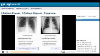 USMLE® Step 1 Infectious Diseases Pneumonia [upl. by Yramesor]