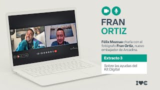 Félix Mezcua charla con el fotógrafo Fran Ortiz nuevo embajador de Arcadina Extracto 3 [upl. by Weeks]