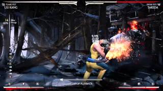 liu kang 65 meterless new patch flame fist combo [upl. by Aihcrop]