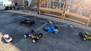 Nitro Gas and Electric RC oval Race [upl. by Dickey]