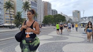 Boardwalk On Ipanema Beach Brazil 🇧🇷 [upl. by Essirehs]