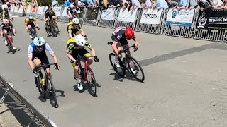 Vlaams Kampioenschap Elverdinge U17 1e j Nieuwelingen 2024 cc1785 cyclingvlaanderen [upl. by Mika]