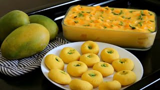 മാങ്ങയും ബ്രെഡും ഉണ്ടോ3 ingredient Mango RecipesMango PuddingMango PedaEasy Sweet Easy Dessert [upl. by Liliane]