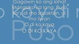 Di Ko Kaya  Lyrics [upl. by Viquelia]