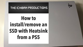 How to install or remove or upgrade an SSD with Heatsink in a Playstation 5 PS5 UK [upl. by Balmuth940]