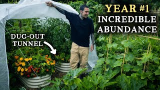 This Amazing Urban Vegetable Garden is ONLY 6 Months Old [upl. by Ainolopa]