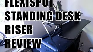 Flexispot M2B Standing Desk Riser Review [upl. by Ausoj908]